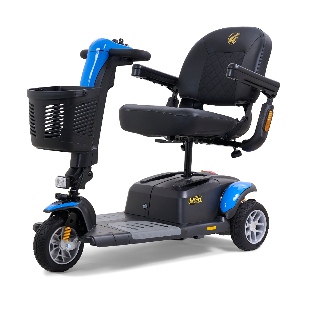 Golden Tech Buzzaround LX - Luxury 3 Wheel Portable Mobility Scooter - Senior.com Scooters